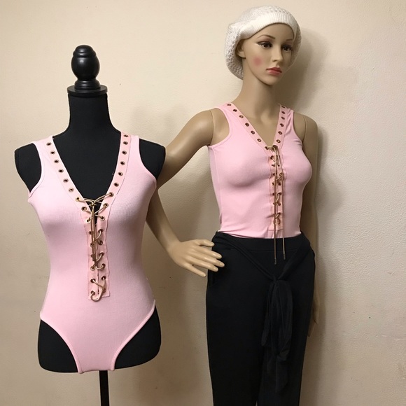 A beautiful PINK BODYSUIT (A18) - Picture 2 of 5